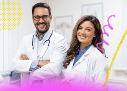 Medicos sonriendo