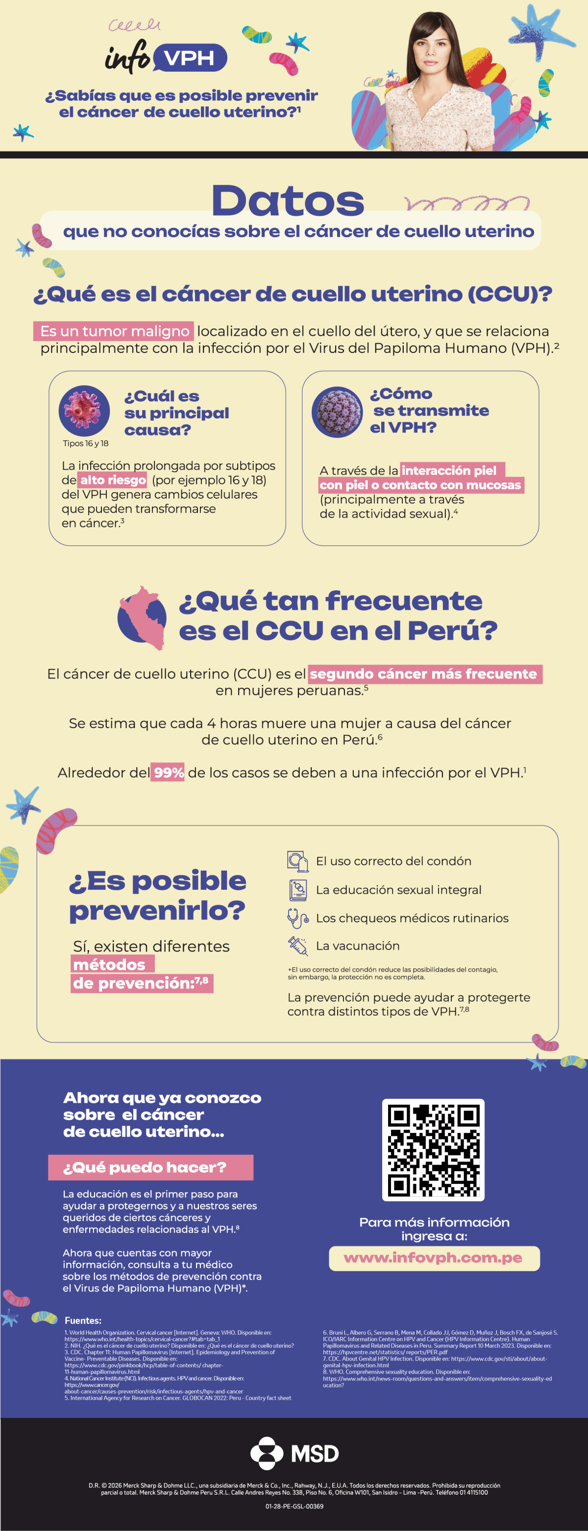 8 datos que no conocías sobre el cáncer de cuello uterino 